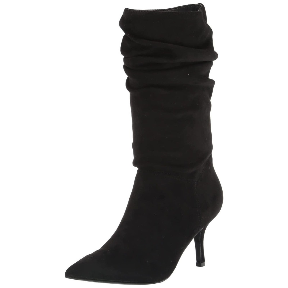 Marc Fisher Women's Manya Fashion Boot Black Suede US 5.5
